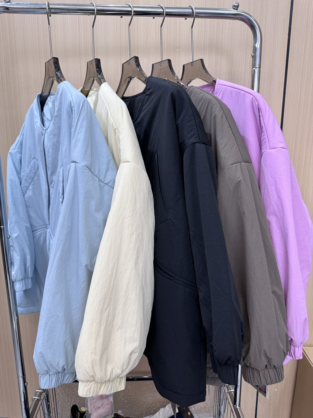 白云推荐~羊毛绒~圆领排扣大口袋棉服女冬季保暖休闲加厚外套棉服,淘宝优惠券,粉丝福利购,淘宝优惠卷