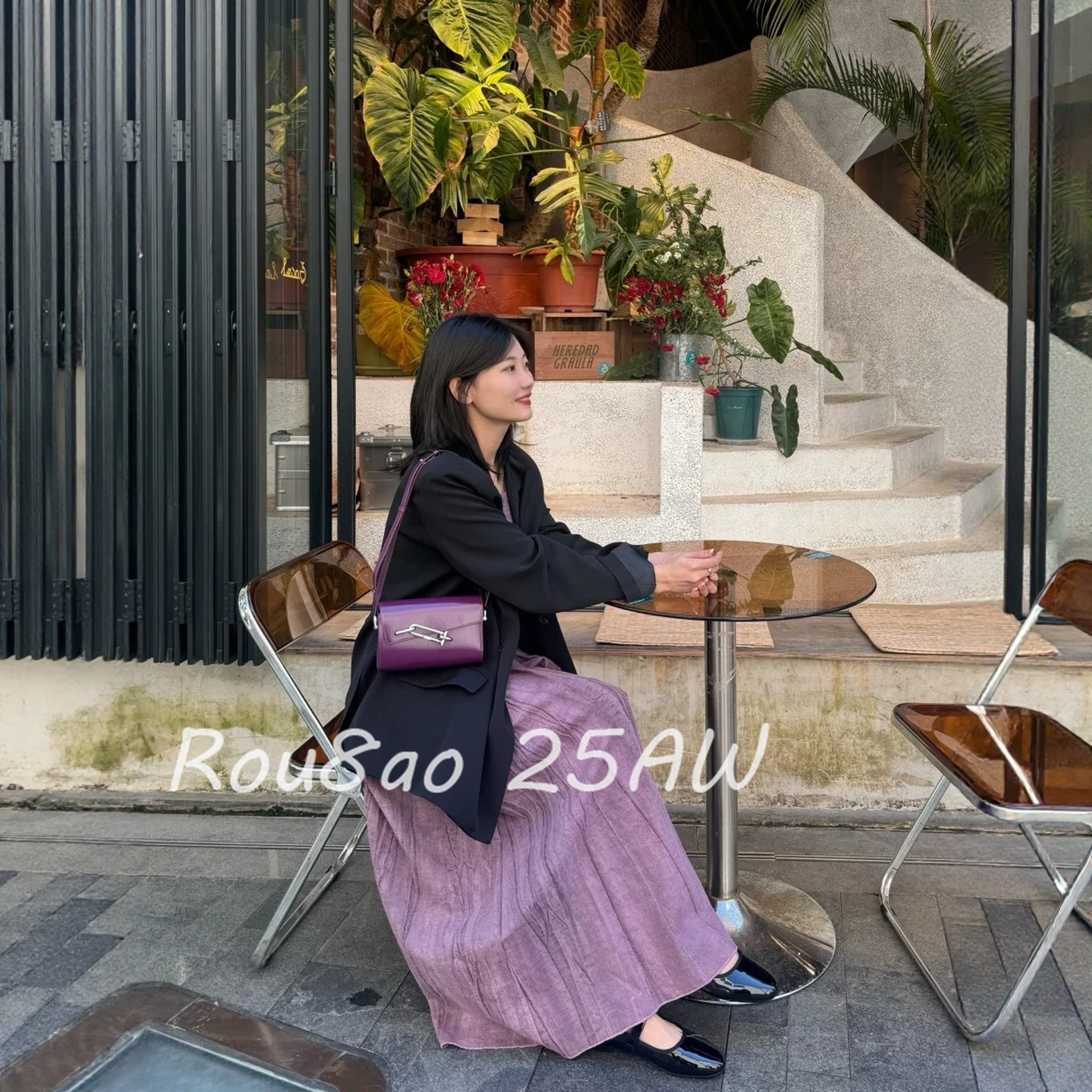 Rou8ao微胖大码女装法式高级感西装外套吊带裙两件套女春通勤套装,淘宝优惠券,粉丝福利购,淘宝优惠卷