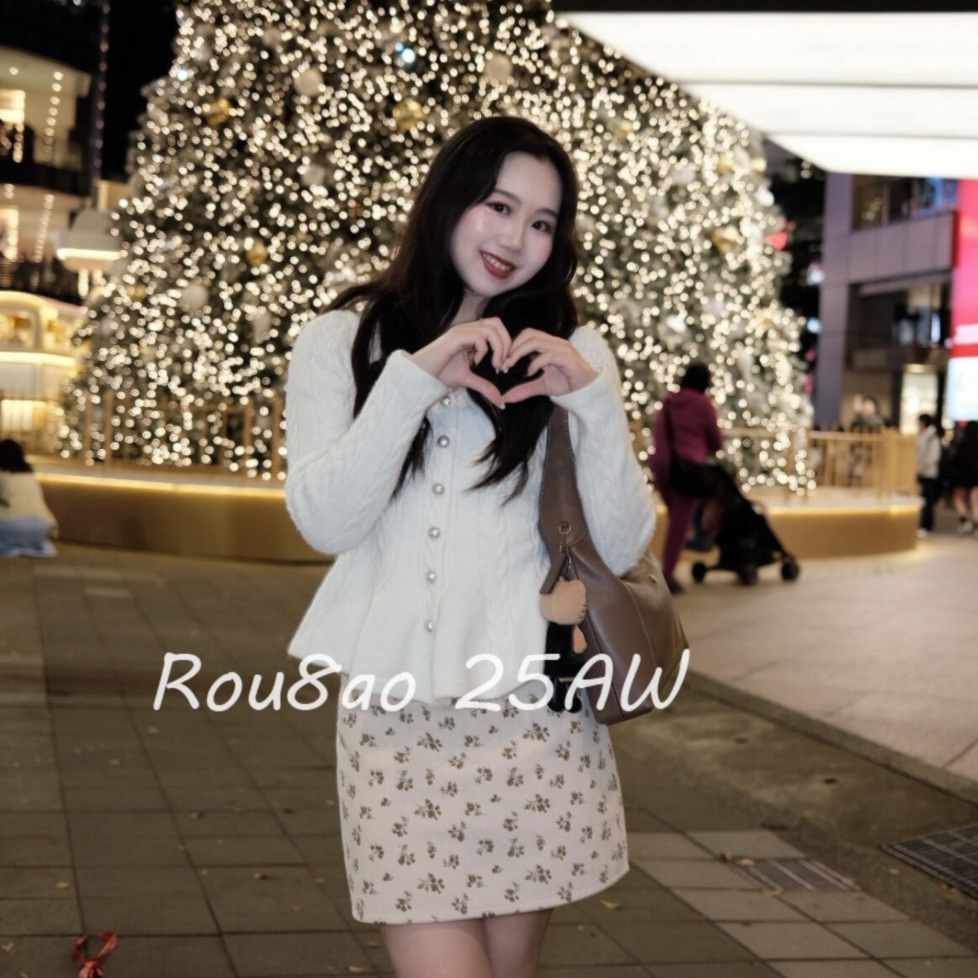 Rou8ao微胖大码女装法式掐腰毛衣纯欲风正肩收腰显瘦荷叶边毛衣,淘宝优惠券,粉丝福利购,淘宝优惠卷