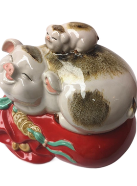 手工柜台日常送礼生肖猪家居装饰