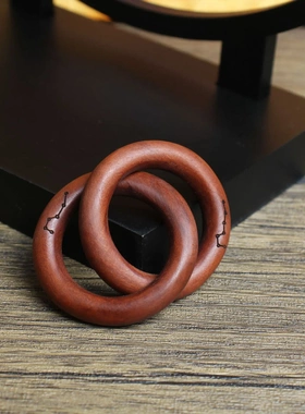 雷击枣木乾坤圈金刚圈阴阳环北斗七星南斗六星手串无拼接枣木把件