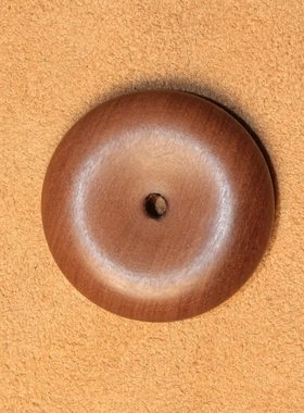 雷击枣木平安扣素面挂件钥匙扣吊坠配饰4cm深色老料可以搭配绳子