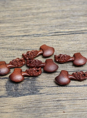 雷击枣木小斧头挂件吊坠随身配饰老料深色精雕手工打磨