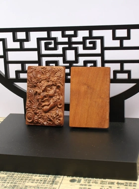 雷击枣木大黑天黄财神挂件吊坠浮雕工艺打磨细致可以穿绳子