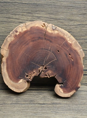 雷击枣木原木原材料背景拍照背景底座手工打磨原木自然纹理