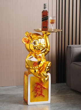 招财猫落地摆件开业乔迁新居礼品