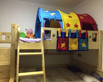 Childrens bed tents Half high beds bunk beds Twin Beds Top Canopy Shelter Doll House Princess Bed Mantle