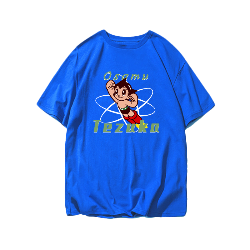 日系动漫铁臂阿童木运动纯棉t恤衫 dnaagT恤