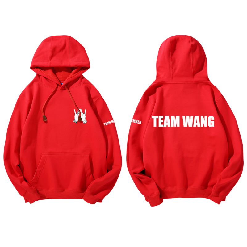 王嘉尔同款got7新款teamwang套头 dnaag卫衣