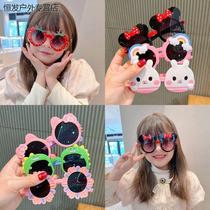 Children Summer Glasses Girl Sunglasses Kid Cute Cartoon Sunglasses Boy Girl Baby Sunscreen Sunglasses