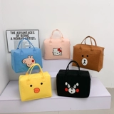 Чемодан, ящик для хранения для выхода на улицу, вместительная и большая мультяшная барсетка для путешествий, льняная сумка, делается под заказ, с печатью вашего логотипа