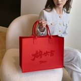 Барсетка, льняная сумка, вместительная и большая сумка для хранения, красный шоппер, подарок на день рождения, делается под заказ, с печатью вашего логотипа