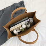 Барсетка, льняная сумка, вместительная и большая сумка для хранения, красный шоппер, подарок на день рождения, делается под заказ, с печатью вашего логотипа