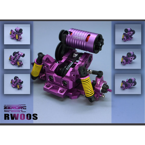 零号模式 1/24 RW00SR蚊车 RC遥控后驱 RWD电动漂移车架正式版 - 图1