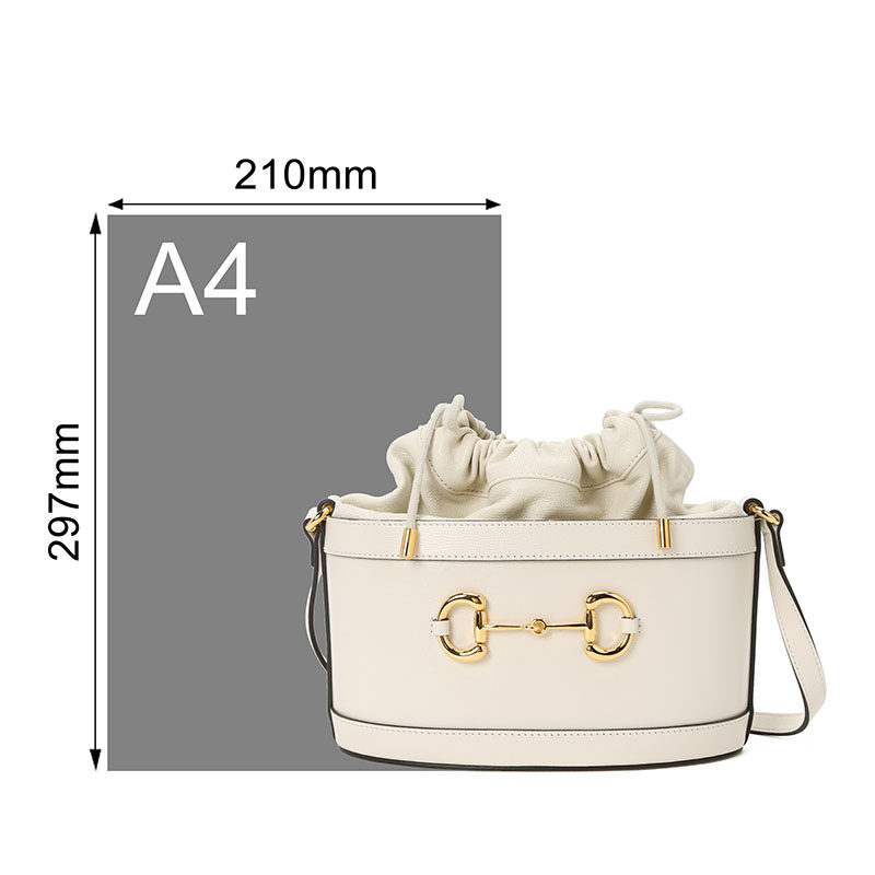 gucci /古驰1955马衔扣单肩水桶包 奢殿女士包袋