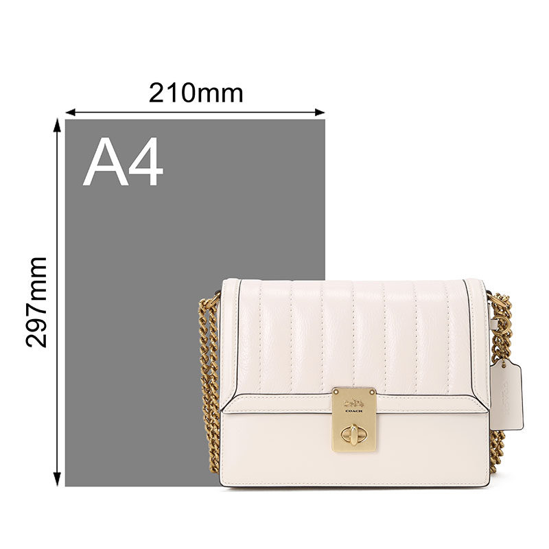 coach /蔻驰新品夹棉hutton单肩包 奢殿女士包袋