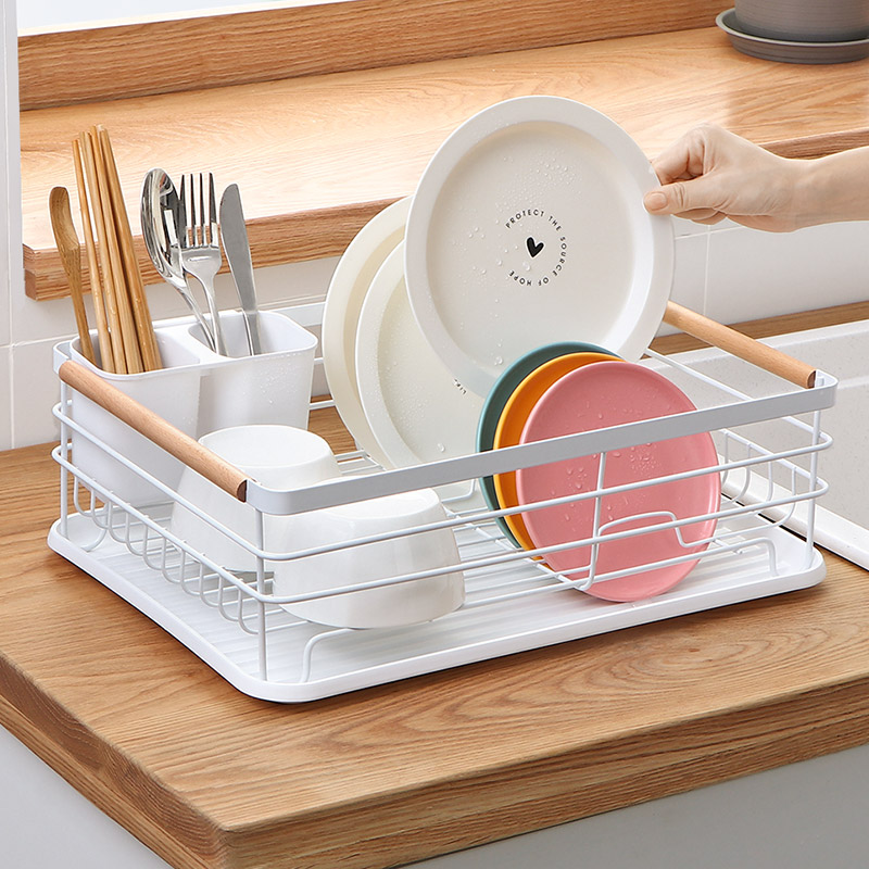 碗架厨房碗碟架盘子收纳家用放碗餐具置物架碗筷水槽滤水架沥水架 - 图0