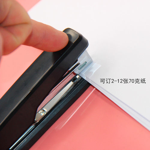 得力10号订书机基础型订书器迷你小型订书机配0010书钉学习用品办公文具0229手握式小书机轻巧便捷 - 图3