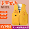 Intelligent temperature control electric heating vest for middle-aged and elderly people in winter