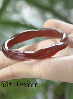 竹节女玛瑙竹节镯子天然