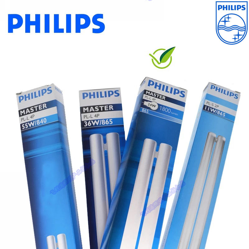 Philips飞利浦h管平四针吸顶灯灯管18w24W36W55W三基色PL-L 4P - 图0