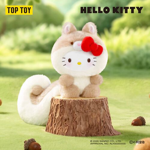 正版TOPTOY三丽鸥HelloKitty治愈森林系列盲盒潮玩毛绒挂件礼物女 - 图2