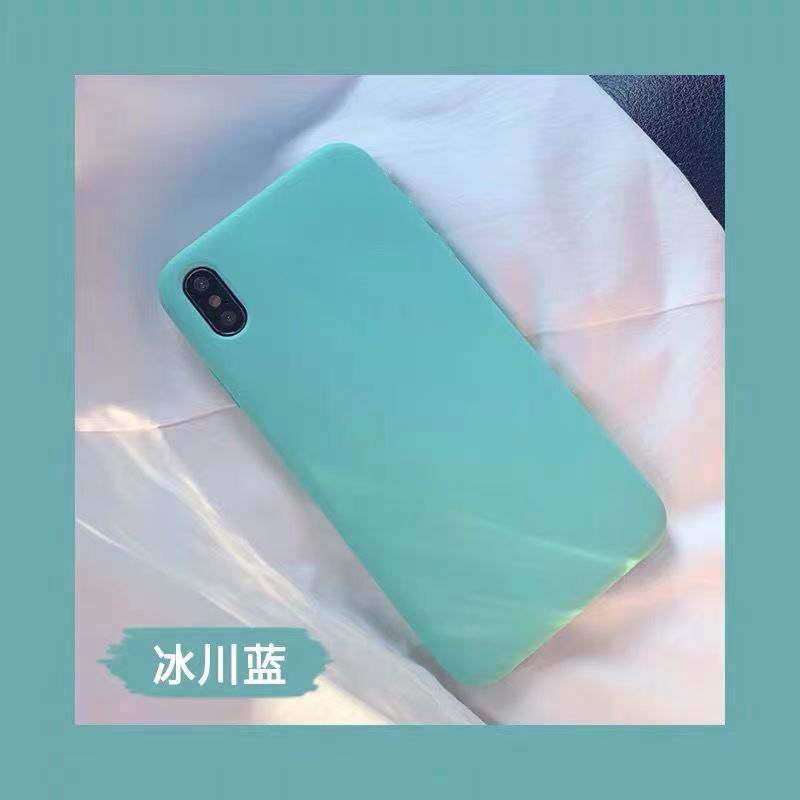 耐脏冰川蓝适红米note12turbo手机壳液态硅胶note12pro+纯色半包防摔滑保护套 - 图0