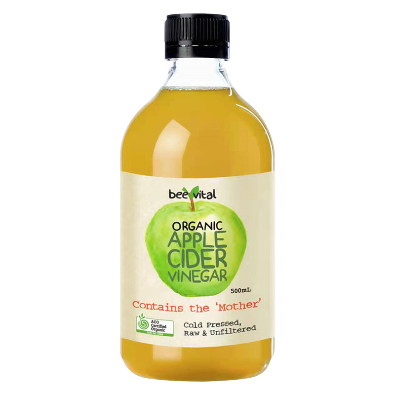 澳洲代购 beevital organic apple cider vinegar有机苹果醋500ml-图3