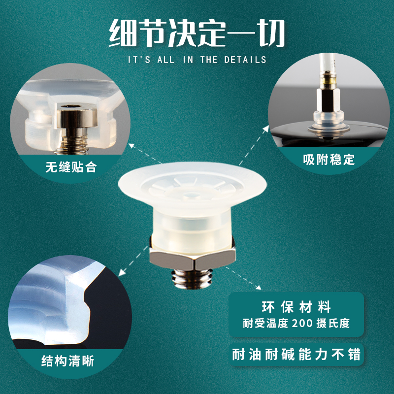 工业机械手真空吸盘 C-ZP3 MU B系列 ZP3-T04BN-A5 ZP3-08UMS-A5 - 图1