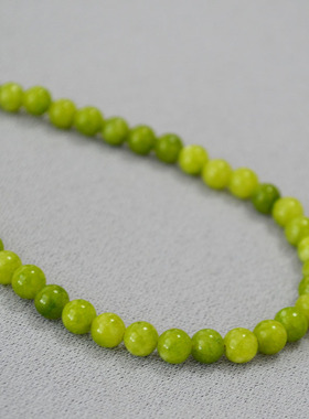 清凉夏日复古橄榄绿色短款项链