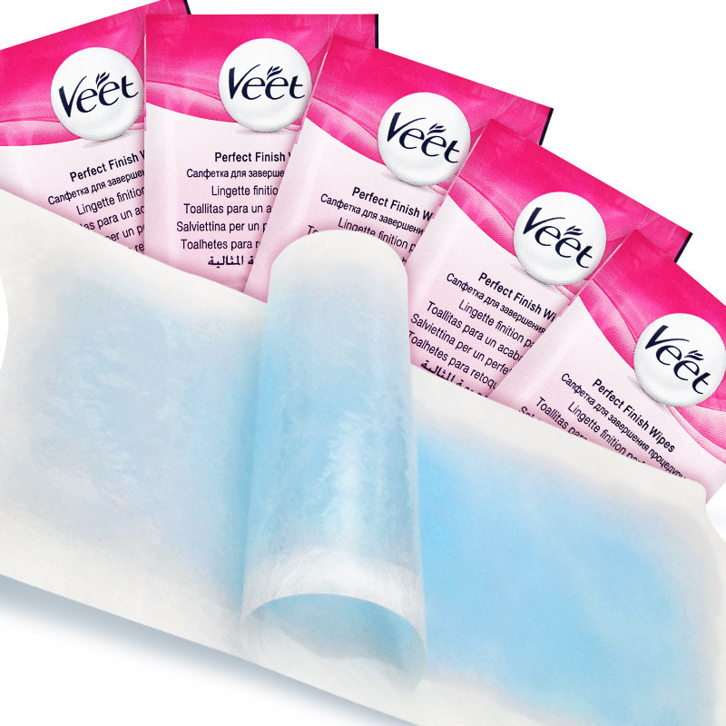 veet/娇嫩肌6片女男士脱脱毛蜡纸 veet薇婷脱毛膏