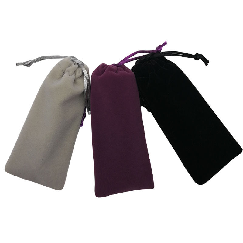 糖果色口红防刮花收纳袋绒布束口抽绳袋化妆品小样包装可订制LOGO,淘宝优惠券,粉丝福利购,淘宝优惠卷