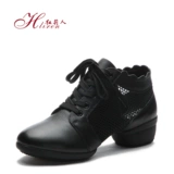 红莉人 Летние дышащие туфли, современная танцующая обувь, из натуральной кожи, мягкая подошва