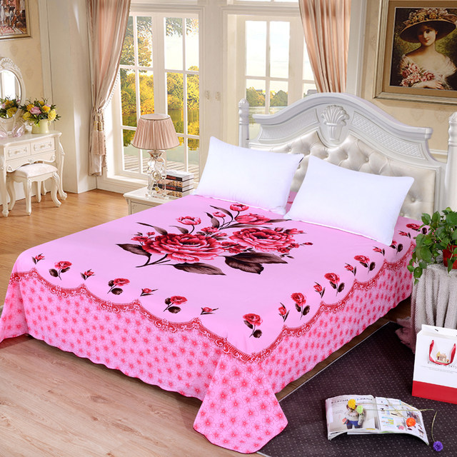 Cotton sheets vintage thickened and furry national print
