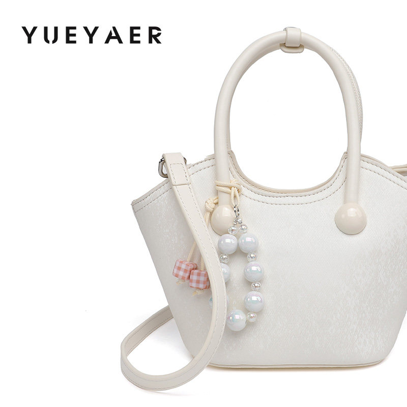 月芽儿新款时尚通勤法式复古菜篮子手提包单肩斜挎包休闲包水桶包,淘宝优惠券,粉丝福利购,淘宝优惠卷