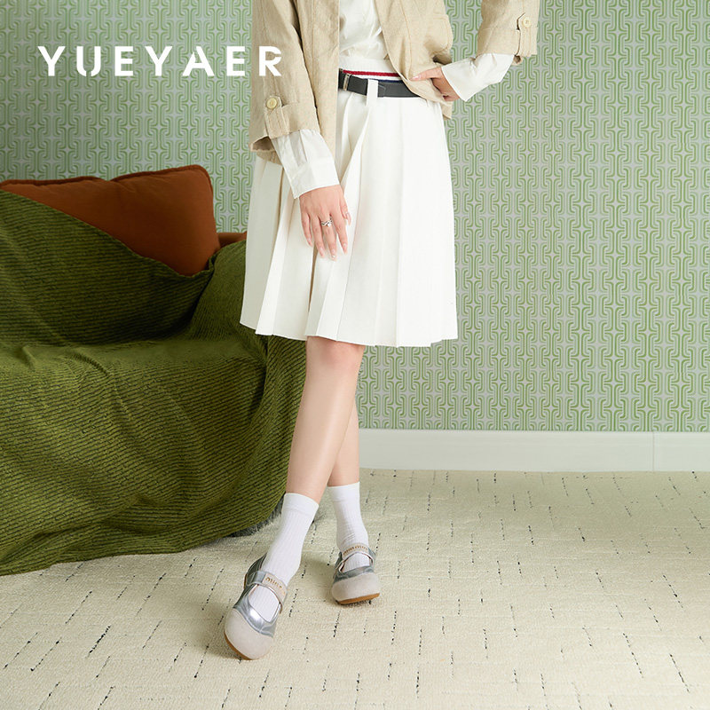 月芽儿2025秋季新款复古法式芭蕾鞋玛丽珍鞋百搭气质平底单鞋女鞋,淘宝优惠券,粉丝福利购,淘宝优惠卷