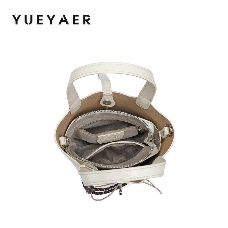 月芽儿新款大容量时尚软皮菜篮子水桶包休闲手提包单肩斜跨包女,淘宝优惠券,粉丝福利购,淘宝优惠卷