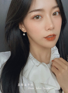 气质温柔mini珍珠小团子耳环