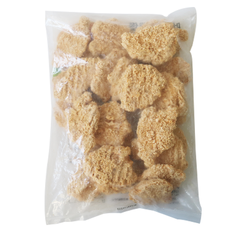 正点辣味咔啦鸡腿堡2.25kg25片卡拉香辣鸡腿堡裹粉油炸鸡排汉堡肉 - 图2