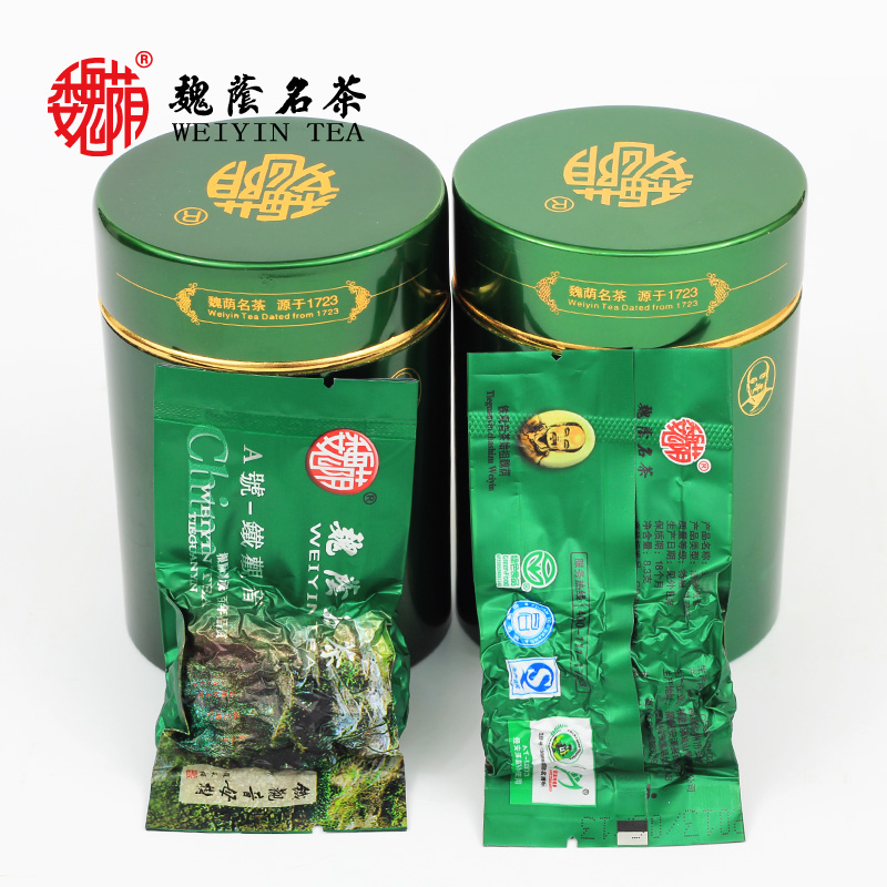 魏荫名茶魏月德A号安溪清香型正味铁观音高山乌龙新茶250G 礼盒装