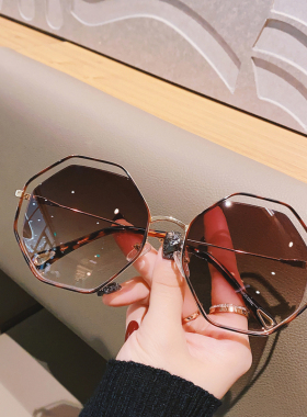 墨镜韩版黑色ins街拍镂空太阳镜