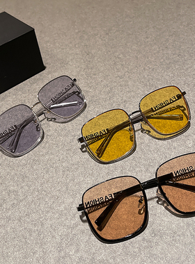 韩版ins网红下半框眼镜