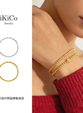Dare买手店 ikico月亮爆闪手链串珠原创设计高级精致首饰新年礼物