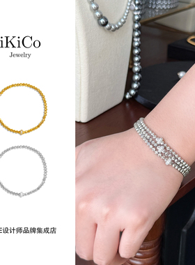 Dare买手店 ikico 月亮爆闪守护手链原创设计饰品手串首饰精致女