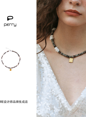 perry无人岛项链度假风串珠项链