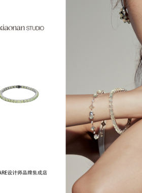 xiaonan葡萄石手链小众宝石首饰