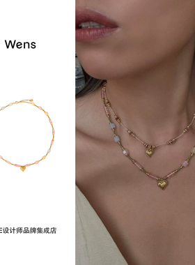 Dare买手店 Wens Jewels 糖果彩石项链串珠复古欧美小众原创首饰