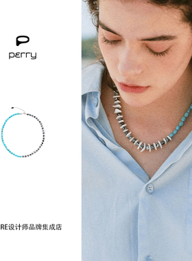 perry夏日撒丁岛项链松石串珠链