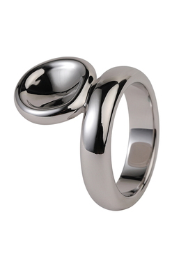 daccord金属凹陷小戒指小众首饰