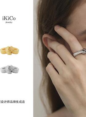 Dare买手店 ikico 绳结戒指小众原创复古通勤饰品首饰气质百搭女